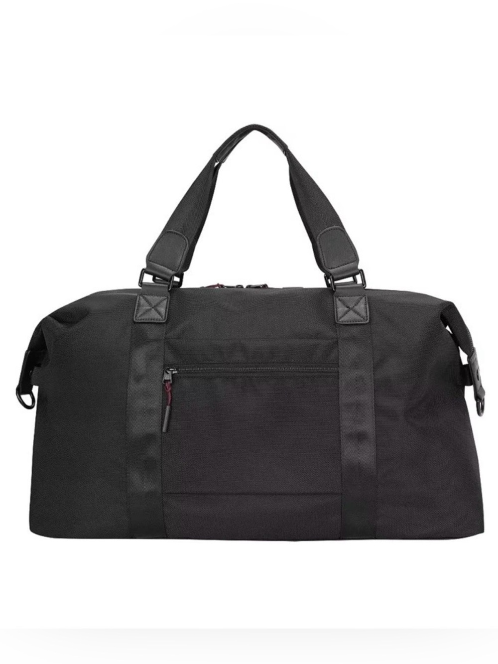 Bonobos~Black Ballistic Nylon Duffle Bag w/ Leather Accents-Adjustable
Strap~NWT - Picture 16 of 16